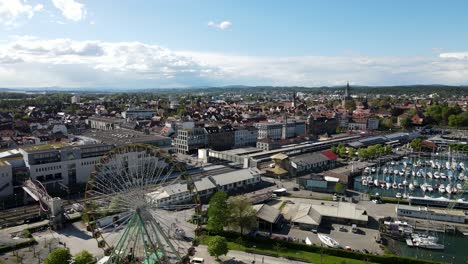 Konstanz,-Hafen,-Paisaje-Urbano,-Turismo,-Alemania,-Lago,-Bodensee,-Cine,-Documental