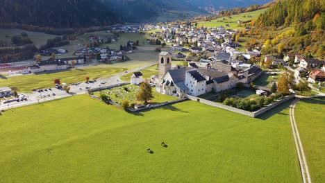 Kloster-Mustair,-Unesco,-Weltkulturerbe,-swiss,-alps,-nature,-cinema,-documentary,-cinematic