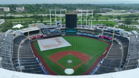 El-Estadio-Kauffman-Es-El-Hogar-Del-Equipo-De-Béisbol-Kansas-City-Royals-De-La-Mlb.