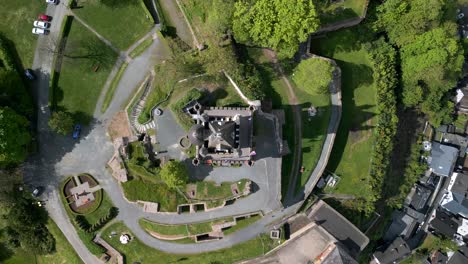 Bird's-eye-view-on-the-very-famous-historical-Wilhelmsturm-of-Dillenburg-town-in-germany