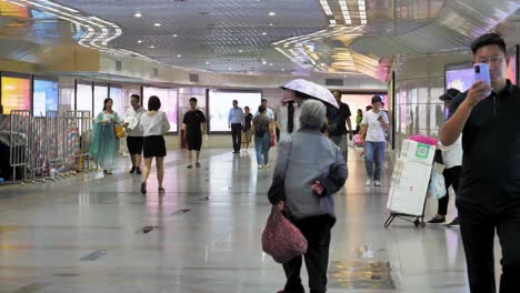 U-Bahn-Tunnel-Für-öffentliche-Verkehrsmittel-In-China