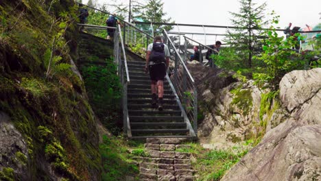 This-is-one-part-of-the-Passer-Gorge-with-metal-stairs