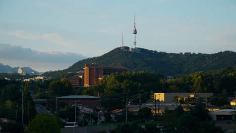 N-Seoul-Namsan-Tower-Viewed-at-Sunset-From-National-Museum-of-Korea