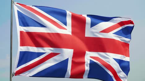 Starker-Wind-Und-Britische-Flagge