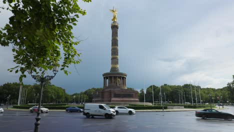 Columna-De-La-Victoria-De-Berlín.-Importante-Monumento-Típico-De-Berlín.