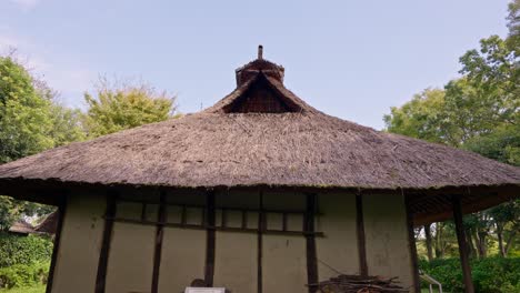 Japanese-style-old-thatched-roof-house-Fuchu-City-Local-Forest-Museum