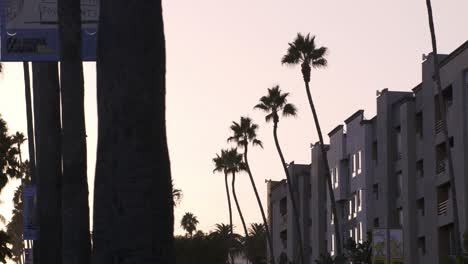 Sonnenuntergang-In-Los-Angeles,-Kalifornien