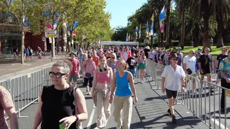 On-the-5th-March-2023,-over-120,000-marched-across-the-Sydney-Harbour-Bridge-for-the-final-day-of-Sydney-WorldPride