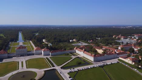 Best-aerial-top-view-flight
Castle-Nymphenburg-Palace-landscape-City-town-Munich-Germany-Bavarian,-summer-sunny-blue-sky-day-23