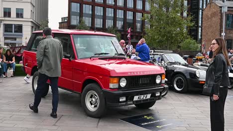 Range-Rover,-Kings-Cross,-Londres,-Reino-Unido