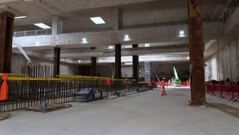 View-Inside-Expansive-Underground-Constructions-Works-Taking-Place-At-HS2-Old-Oak-Common-Site