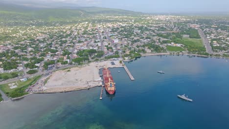 Muelle-De-Barahona-Para-Construcción-De-Terminal-De-Cruceros,-República-Dominicana.