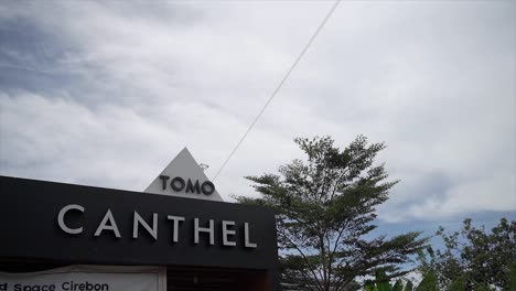 Canthel-sign-on-the-building-in-Cirebon-on-Indonesia