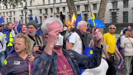 El-Movimiento-Inglés-Para-Reintegrarse-A-La-UE-Cobra-Fuerza-En-La-Protesta-Por-El-Brexit-En-Londres