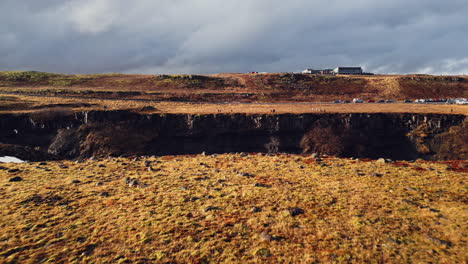 Cañón-De-La-Cascada-De-Gullfoss-En-Islandia