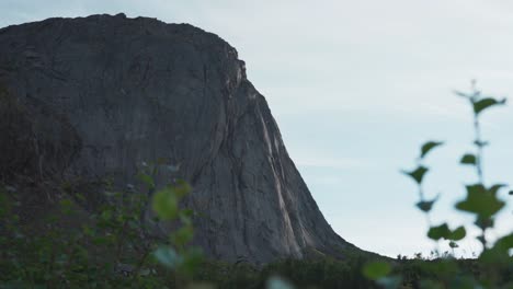 Segla-Mountain-Viewed-From-Mount-Hesten-At-Senja-Island,-Norway---wide