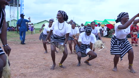 Tiv-tribe-dancers-at-a-youth-camp-festival---slow-motion