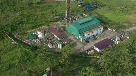 Aerial-Orbital-View-Over-DIesel-Power-Plant-Building-in-Philippines