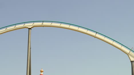 Detail-of-the-Shambhala-lift-hill-drop-roller-coaster-at-Port-Aventura-Amusement-Park