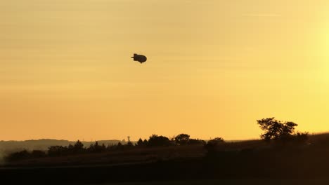 Over-the-skies-of-France-an-airship-travels-onwards-to-destination-unknown