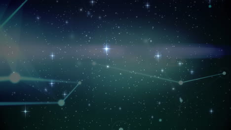 Animation-of-stars-over-network-of-connections