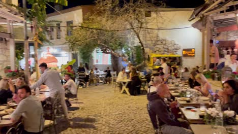 Famous-Restaurant-in-Alacati-Full-of-People-Enjoying-Holiday-in-Turkey