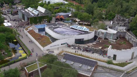 High-angle-view-showing-Copenhagen-Zoo-inside-overview-during-mid-day-summer-opening-hours