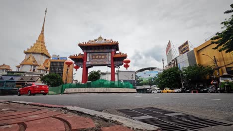 Chinatown-Gate-Auf-Der-Yaowarat-Road