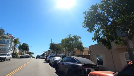 driving-down-streets-in-Berkeley-california