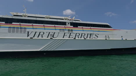 Virtu-Ferries-Befährt-Die-Maltesischen-Gewässer-In-Valletta