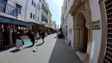 Imágenes-De-Essaouira,-Marruecos:-La-Arquitectura-De-Essaouira-Es-Una-Hermosa-Mezcla-De-Influencias-Marroquíes,-Europeas-Y-árabes,-Lo-Que-La-Convierte-En-Un-Sitio-Del-Patrimonio-Mundial-De-La-Unesco,-Un-Testimonio-De-Su-Historia-única