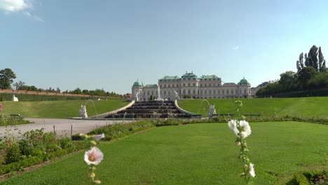 Blumen-Wehen-Im-Wind-Im-Oberen-Belvedere-Palastgarten