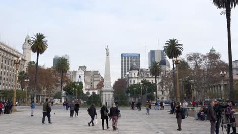 Plaza-de-Mayo,-a-symbol-of-resistance-and-protest-at-Buenos-Aires,-Argentina