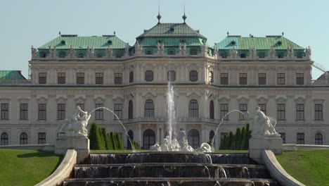 Beautiful-Fountain-with-Water-Streams-in-Upper-Belvedere-Palace-Gardens