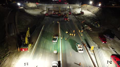 Abriss-Der-Sunnidale-Straßenbrücke,-Um-Den-Weg-Für-Ein-Neues-Bauwerk-über-Den-Highway-400-Zu-Ebnen