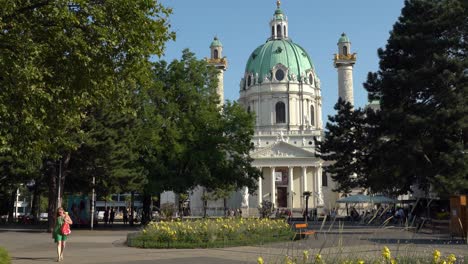 The-Karlskirche--with-Green-Dome-in-the-Distance