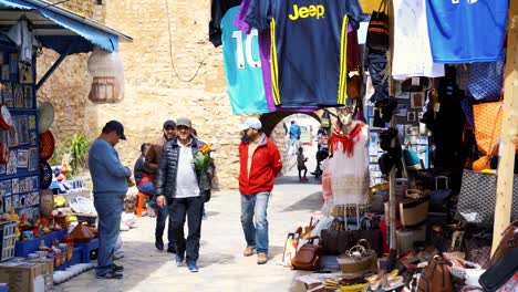 Stand-Auf-Dem-Medina-Markt-In-Hammamet,-Tunesien