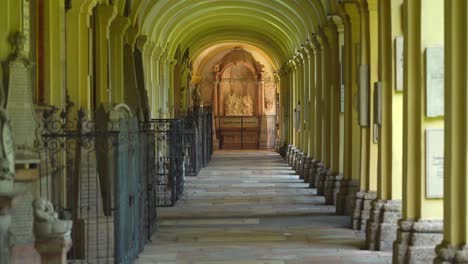 Zoom-out-of-Corridor-in-Rectorate-Church-of-St