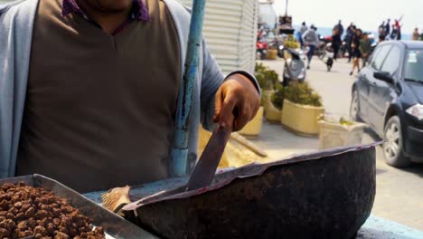 Straßenverkäufer-Auf-Dem-Medina-Markt-In-Hammamet,-Tunesien