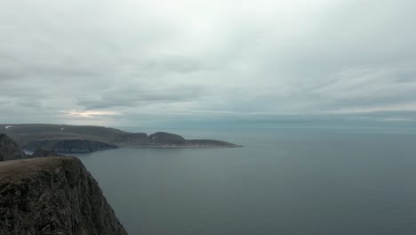 Cabo-Norte-(Nordkapp)-En-El-Norte-De-Noruega.