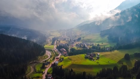 Sappada-Italy-North-Eastern-corner-of-the-Dolomites-Alps.-Aerial-FPV-drone-flights.