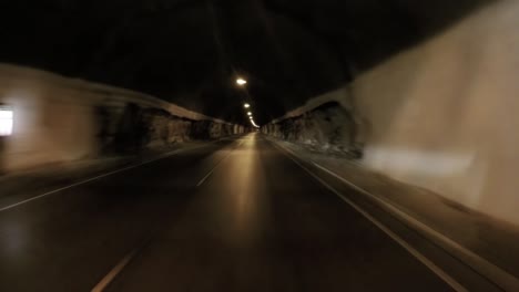 Car-rides-through-the-tunnel-point-of-view-driving