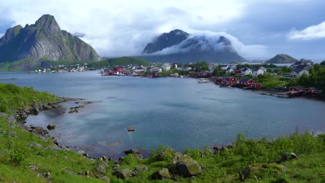 Lofoten-Es-Un-Archipiélago-En-El-Condado-De-Nordland,-Noruega.