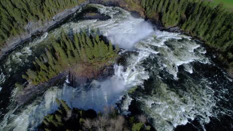 Ristafallet-waterfall-in-the-western-part-of-Jamtland-is-listed-as-one-of-the-most-beautiful-waterfalls-in-Sweden.