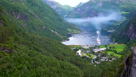 Geiranger-fjord,-Norway.