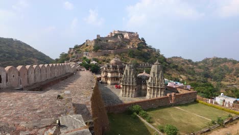 Kumbhalgarh-Ist-Eine-Mewar-Festung-Im-Westlichen-Teil-Der-Aravalli-Hügel-Im-Distrikt-Rajsamand-In-Der-Nähe-Von-Udaipur-Im-Bundesstaat-Rajasthan-Im-Westen-Indiens.