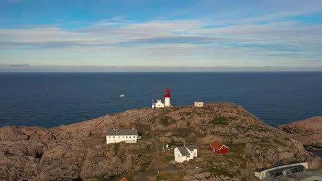 Coastal-lighthouse.-Lindesnes-Lighthouse-is-a-coastal-lighthouse-at-the-southernmost-tip-of-Norway.