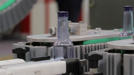 Bottles-on-production-line-plant-or-factory