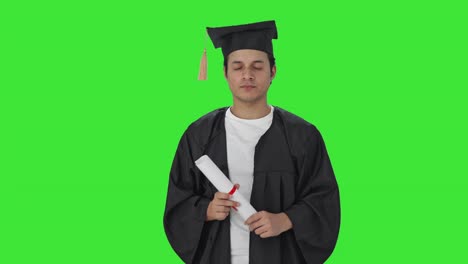 Angry-Indian-college-student-shouting-on-someone-Green-screen