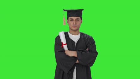 Portrait-of-Indian-graduate-student-Green-screen